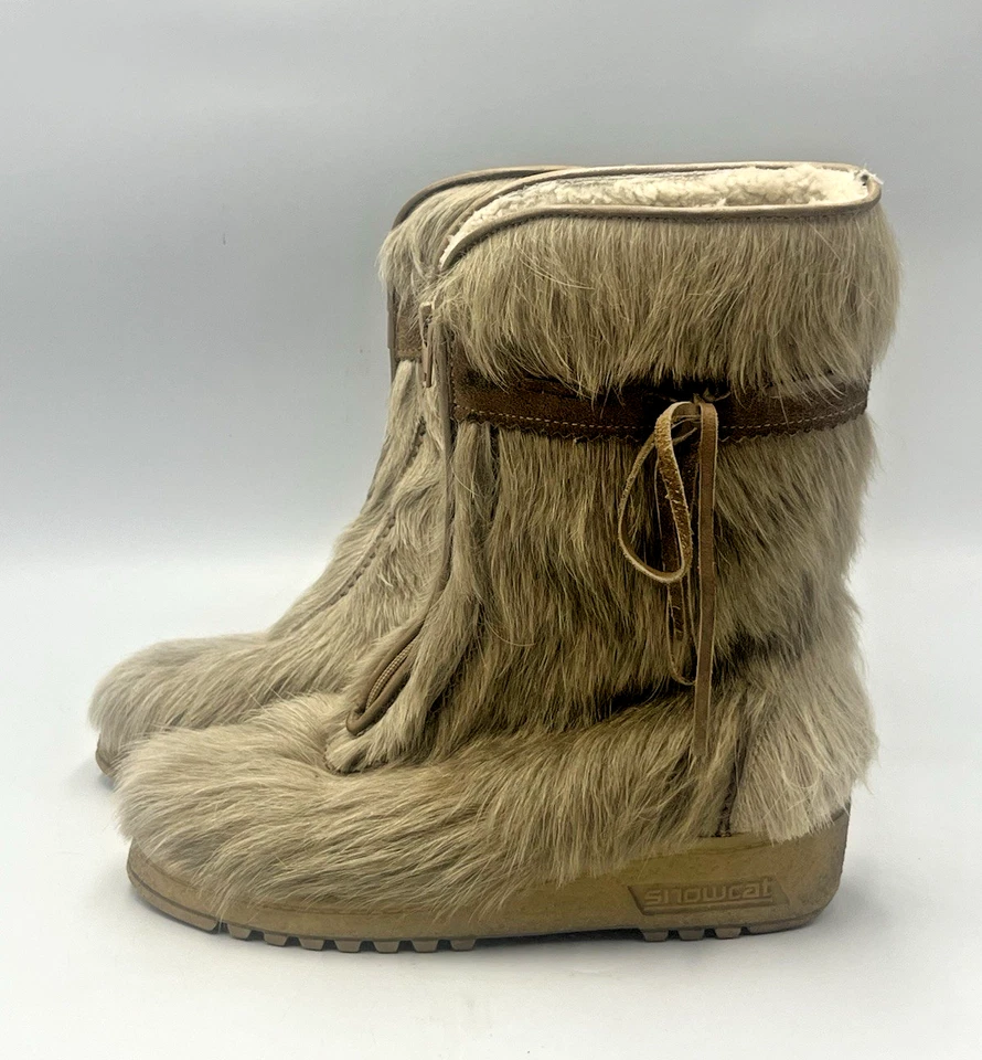 Steinkogler Vintage Winterboots , Snowcat , Gr . 37 , Echtfell ? Stiefel - Bild 4 von 4