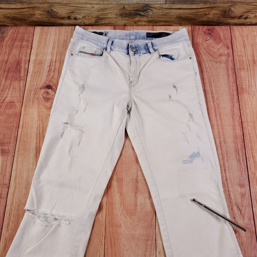DIESEL D.N.A. Pantalones de mezclilla Sandy para mujer regulares ajustados rectos (medidas. 28,5x30) - Imagen 10 de 22