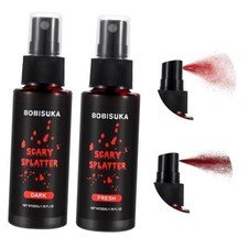 2PCS Dark Fresh Fake Blood Spray Set- Realistic Effects Fake Blood Stage