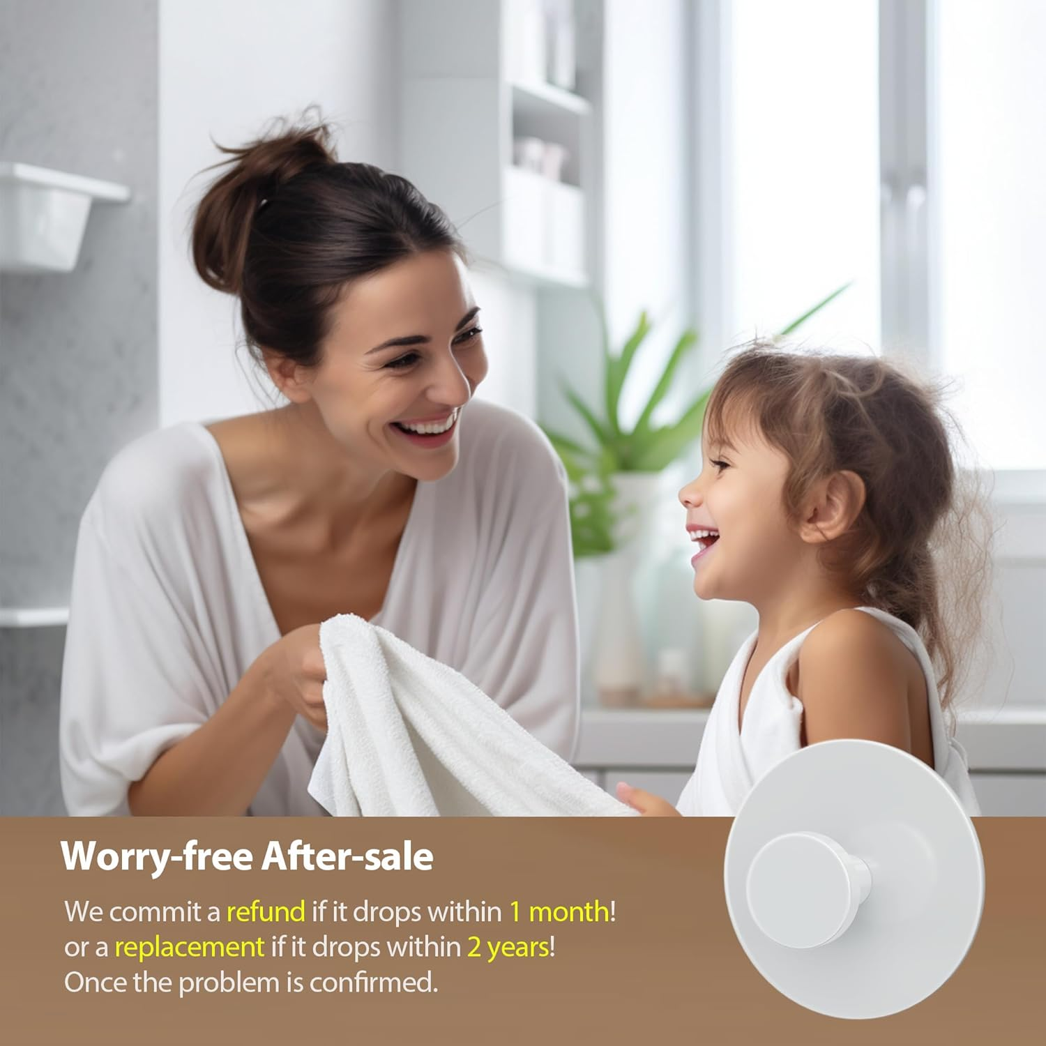 Extra-Strength Stainless Steel Wall Hook Holds 12 Lbs for Coats and Towels