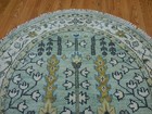 Turkish Oushak Rug, Multicolored Handmade Bohemian Round Rug 5x5.2 Ft — photo 3