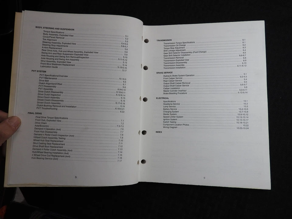 1995 POLARIS MAGNUM 2X4 4X4 VEÍCULO TODO TERRENO ATV MANUAL DE REPARO BOM - Imagem 4 de 4