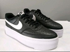 Size 11 - Womens Nike Court Vision Alta Black White DM0113-002 New Free Shipping