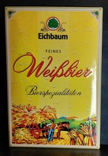 Eichbaum Wei&szlig;bier Blechschild, ca. 40 x 60 cm, Deko, Bier, Gastro, Neu