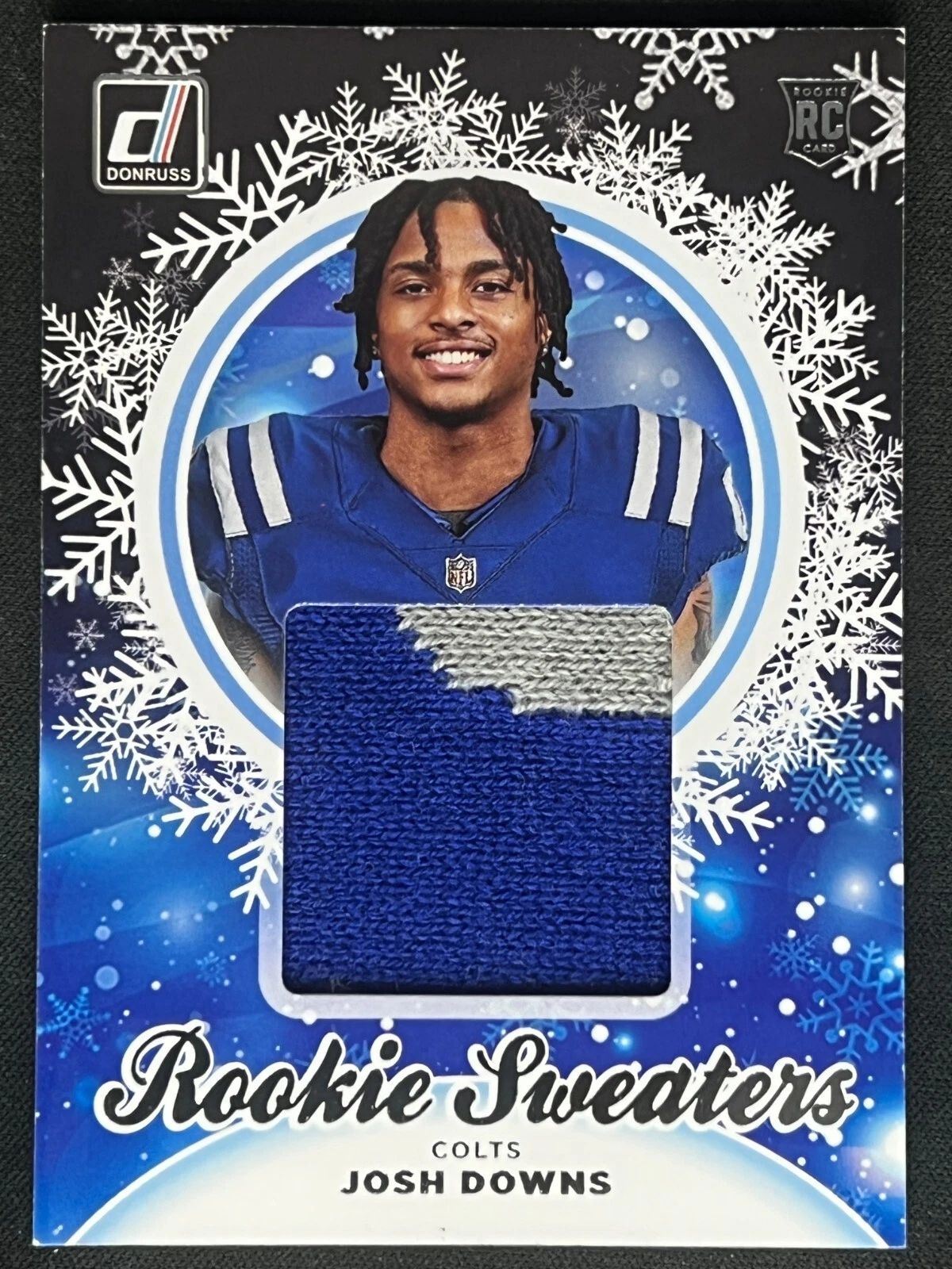 Josh Downs Donruss Rookie Holiday Sweater #HSJDO Base