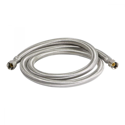Refregerator Stainless Braided Ice Maker Supply Line 1/4'' X 1/4'' Comp X 72''  6'