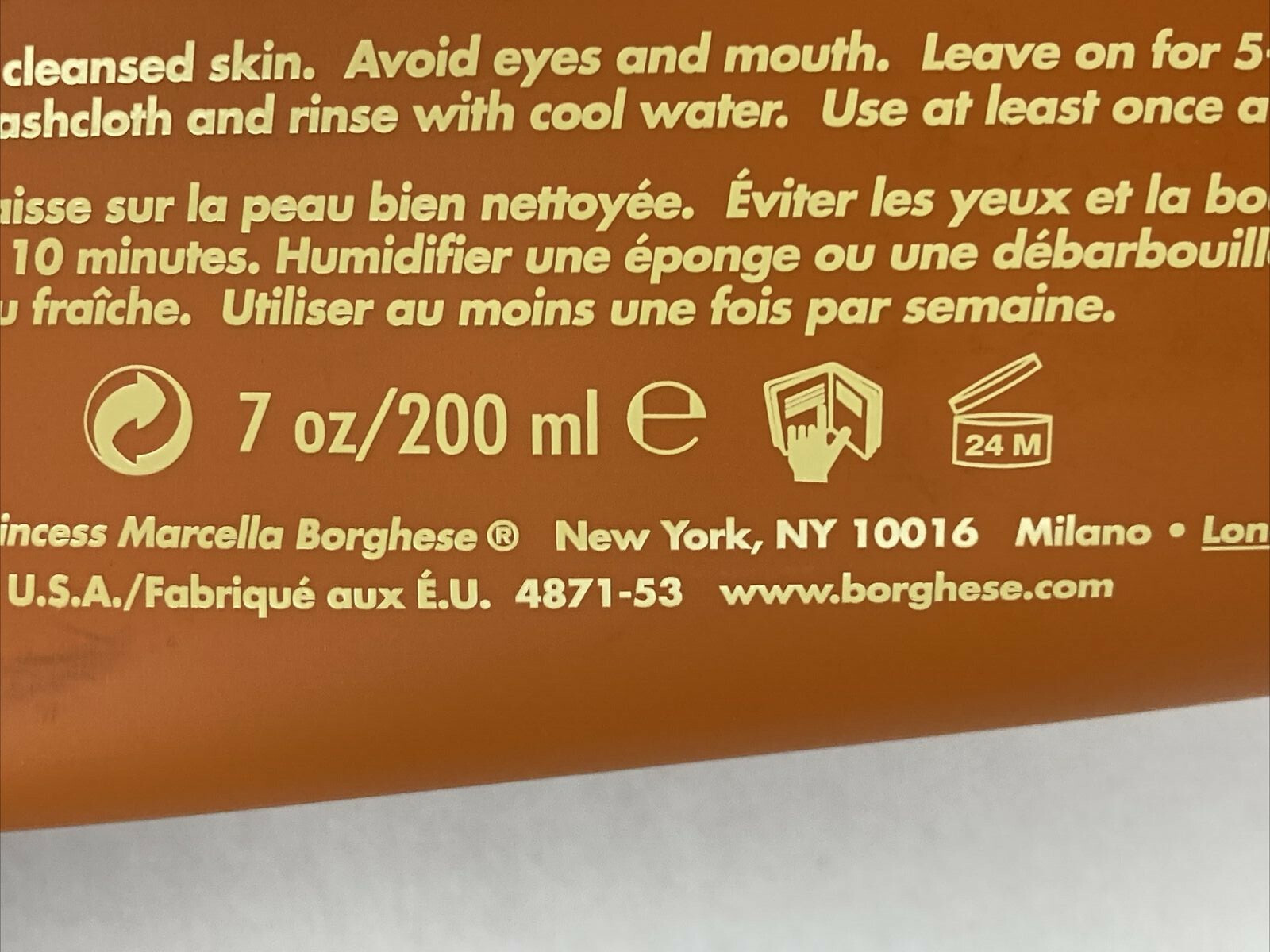 Borghese Fango Delicate Mud 7 oz/198 g + FACE BRUSH Free SEALED