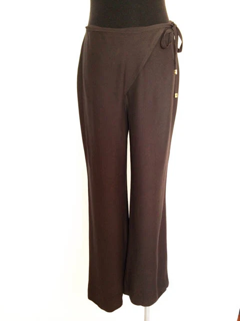 PANTALON TAILLE ATTACHÉE MARRON FONCÉ GUCCI taille 42
