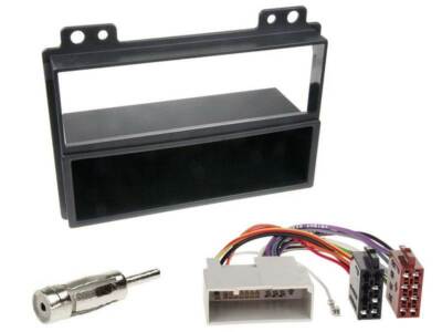 1 DIN Radioeinbauset passend für Ford Fiesta V 2002-2005 JD3 Blende schwarz