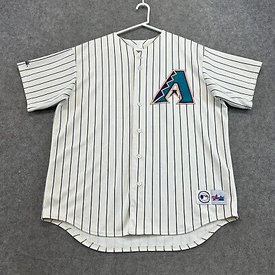 VTG Arizona Diamondback Jersey Mens XL White Schilling 38 VTG Arizona Diamondback Jersey Mens XL White Schilling 38
