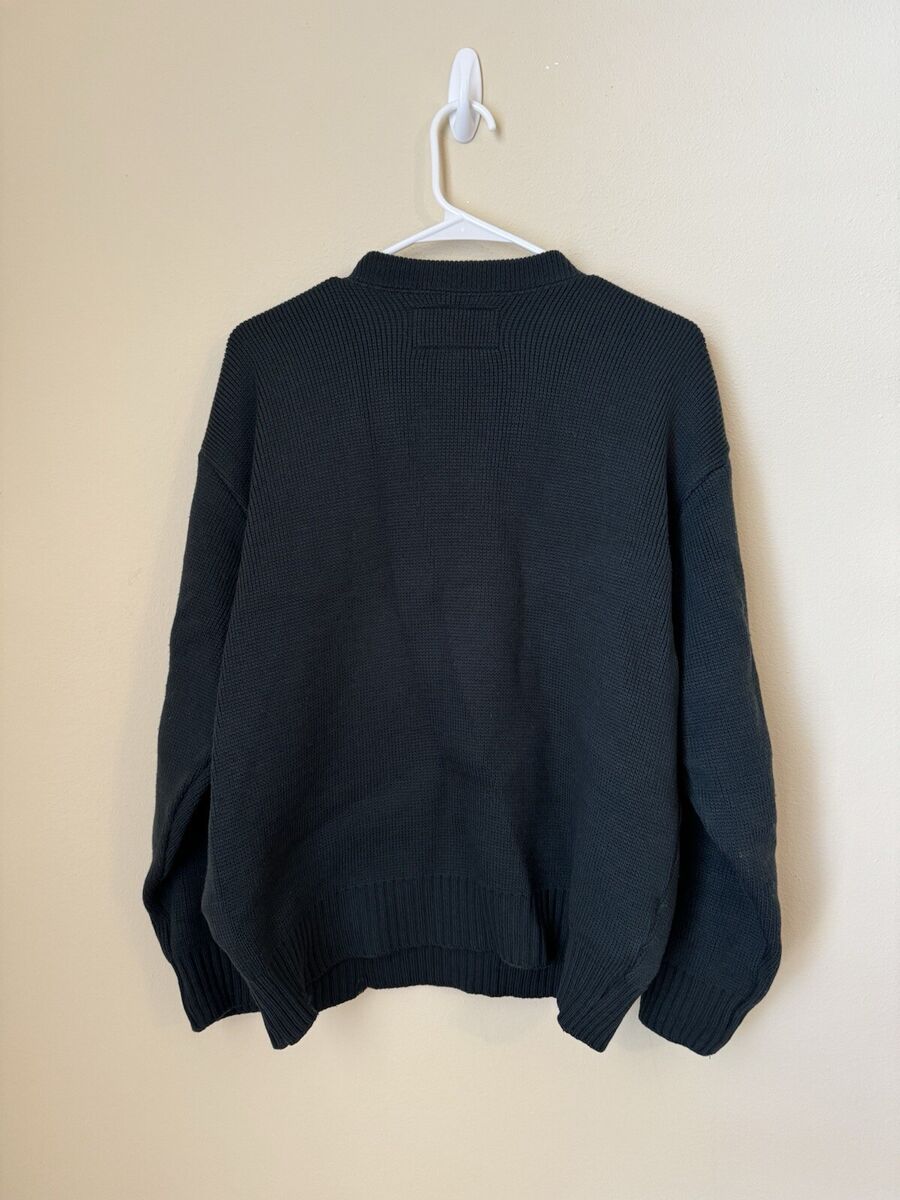 Filson Crewneck Guide Sweater Knit Wool Dark Timber Green Filson Crewneck Guide Sweater Knit Wool Dark Timber Green