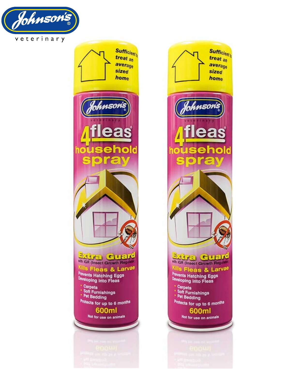 JOHNSONS 4FLEAS HOUSEHOLD FLEA SPRAY EXTRA GUARD 600ml - Image 7