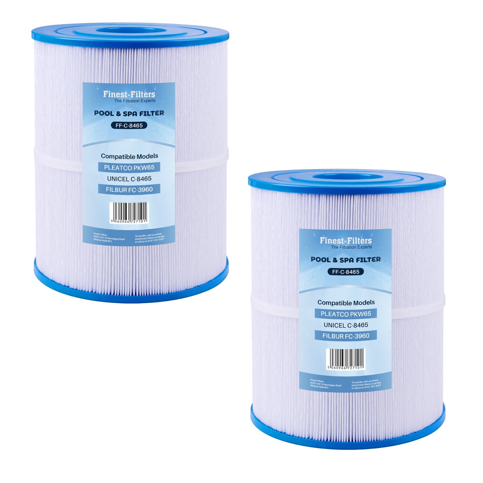 2 Hot Tub Spa Filter Compatible with Pleatco PWK65, Unicel C-8465,Filbur FC-2390