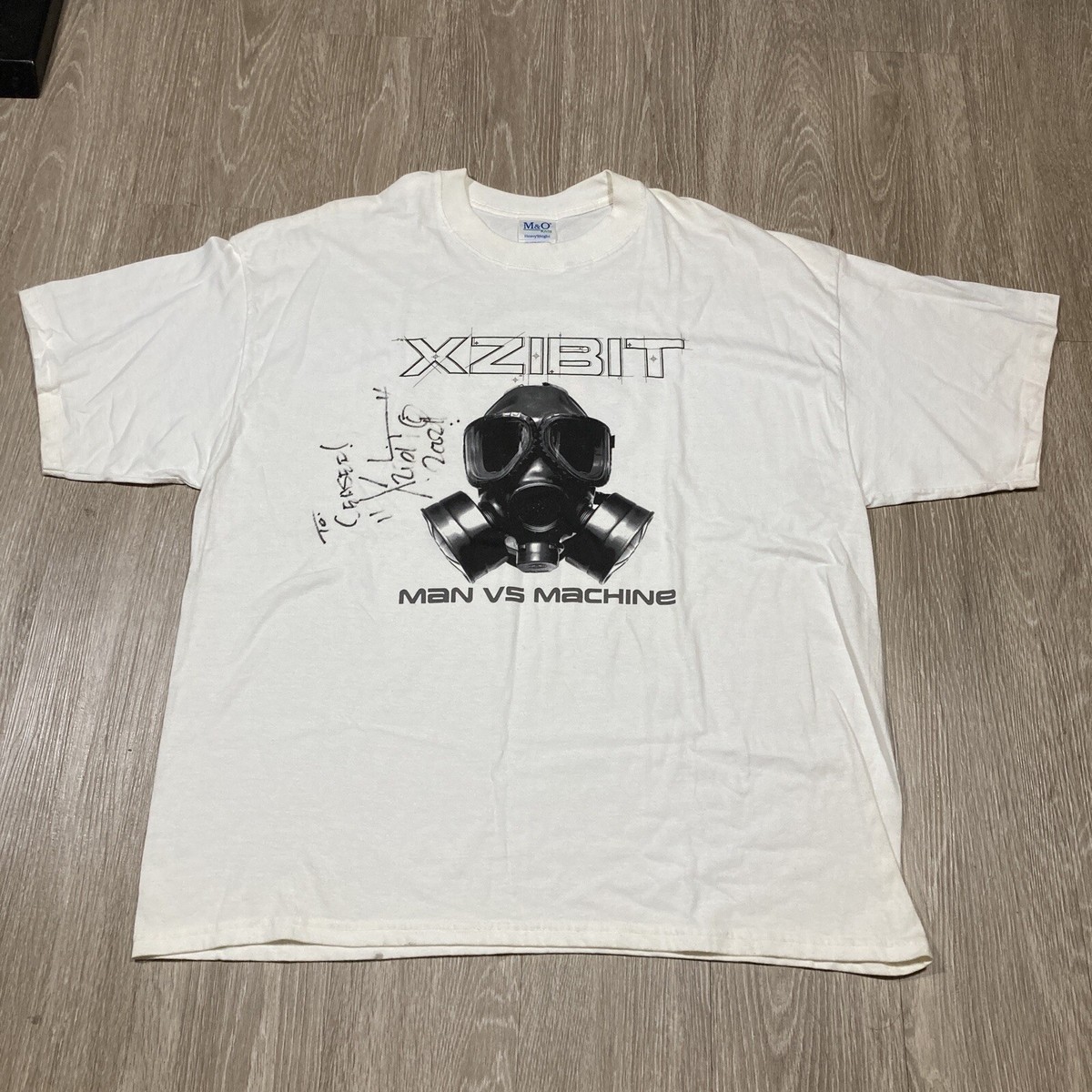 Xzibit Shirt 2XL Vintage 90s 00s Man Vs Machine Signed Hip-Hop