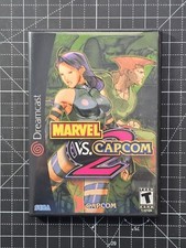 Dreamcast Marvel vs Capcom 2 Custom Case WIth Insert - NO Game or Manual