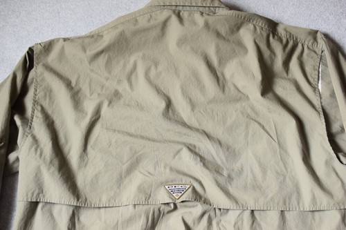 Columbia Langarm Performance Angelshirt Gear hellbraun oliv Gr. XL Allegra - Bild 15 von 24