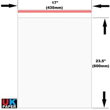 Large Clear Cellophane Self Adhesive Seal Garment Plastic Cello Bags A4 A3 A2 XL