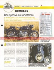 BMW R50S 1960 ( R50/S R50 S R50 500 ) Joe Bar Team Fiche Moto #000861