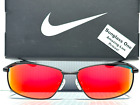 New Nike Pivot Six M Black Grey Uv Protective Red Mirror Sunglass Dq0927 011