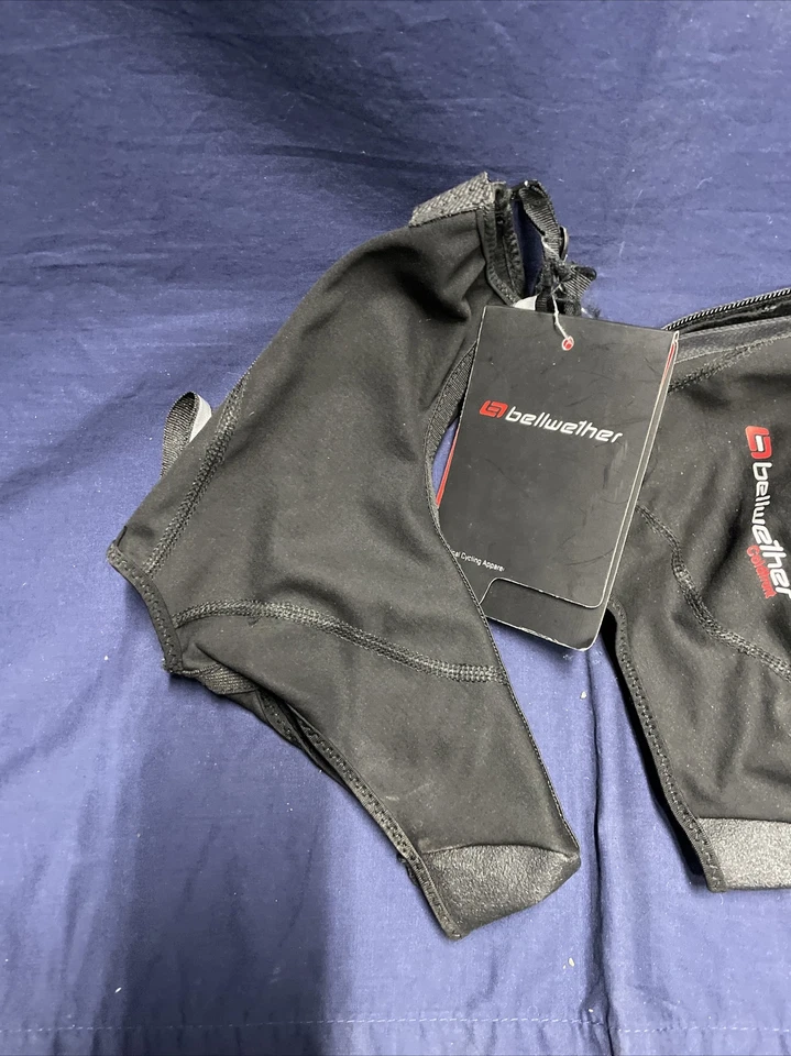 Small 6 Bellwether Cold Front Road Tri Black Rain Cycling Booties - Image 2 of 4