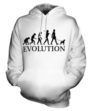 BOSTON TERRIER EVOLUTION OF MAN UNISEX HOODIE MENS WOMENS LADIES DOG LOVER BULL