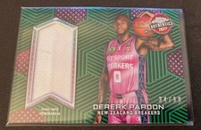 2022-23 Topps Chrome Dererk Pardon NBL Authentics Patch Green/99