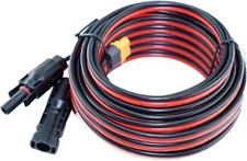 XT60 Adapter to Solar Connector Cable 12AWG 25FT, XT60 to Solar Panel Extension
