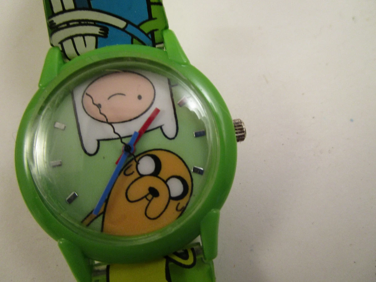 Mixed Lot of 6 Kids Spongebob Adventure Time Disney Agent Wrist Watches Untested