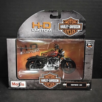 Harley-Davidson Maisto HD Custom 15台セット 2001 Harley Davidson FXDWG Dyna Wide Glide, Yellow- Maisto