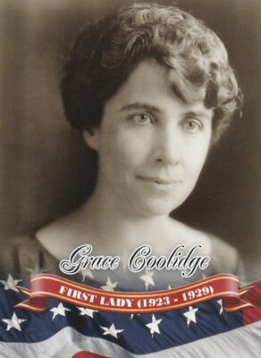 ''Grace Coolidge'' (1st Lady-1923-29-) Wife/Pres Calvin Coolidge (Postcard)-{RB68