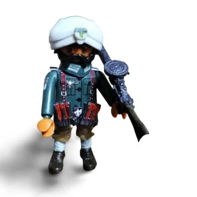 CUSTOM PLAYMOBIL PLAYMOFELIPE PLAYMOBIL CUSTOM3 SOLDADO INDIO VOLUNTARIO VERMACHT ALEMANA IIWW