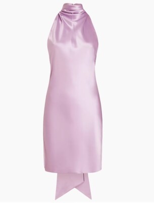 halter neck floral wedding guest dress Millie Floral Lace Halter Neck Midi Dress main image 1