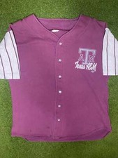 90s Texas A M Aggies - Vintage College Button Up T-Shirt Large