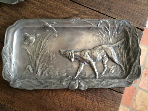 To See Dish IN Tin Decoration Hunting Sign Georges Gardet 1863