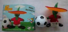 Orig.mascot / money box  World Cup MEXICO 1986 - PIQUE / in Orig.Box ! RARITY