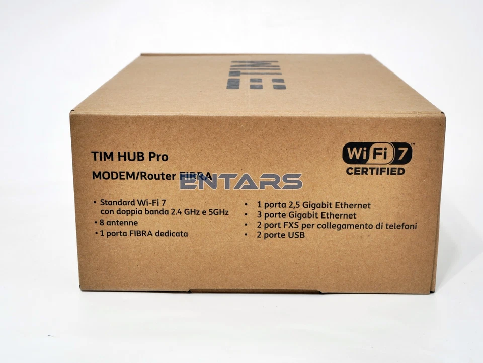 Modem TIM Hub Pro 2.5 GB ZTE F6745M WiFi 7 Plus Fibra ottica Ultraveloce FTTH - Immagine 4 di 4