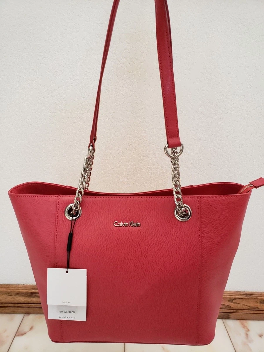 L lilac leather shopper bag