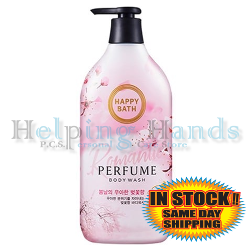 Happy Bath Romantic Cherry Blossom Perfume Body Wash 31.43 OZ EXP