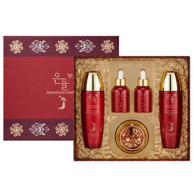 Eunyul Red Ginseng Special Skin Care 5 Pcs Gift Set Korea Beauty