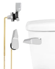 Toilet Handle Replacement,Front Mount Tank Flush Lever Handle  Fits Most Toilet