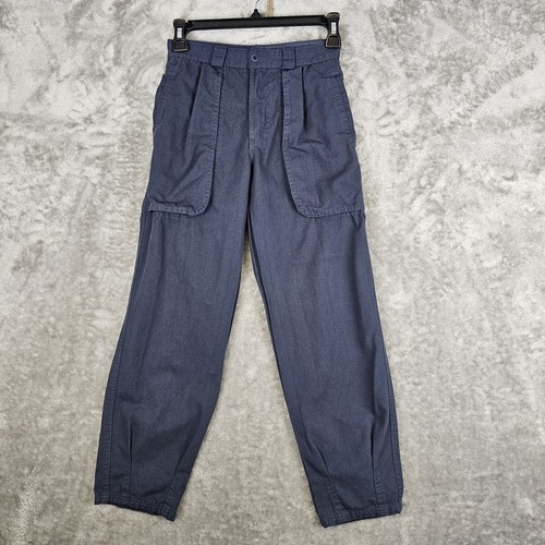 Vintage Youth Pants Kids Sz 10 Lot of 2 Blue 80s 90s Pleated Cuffed w/ Pattern - Picture 2 of 15