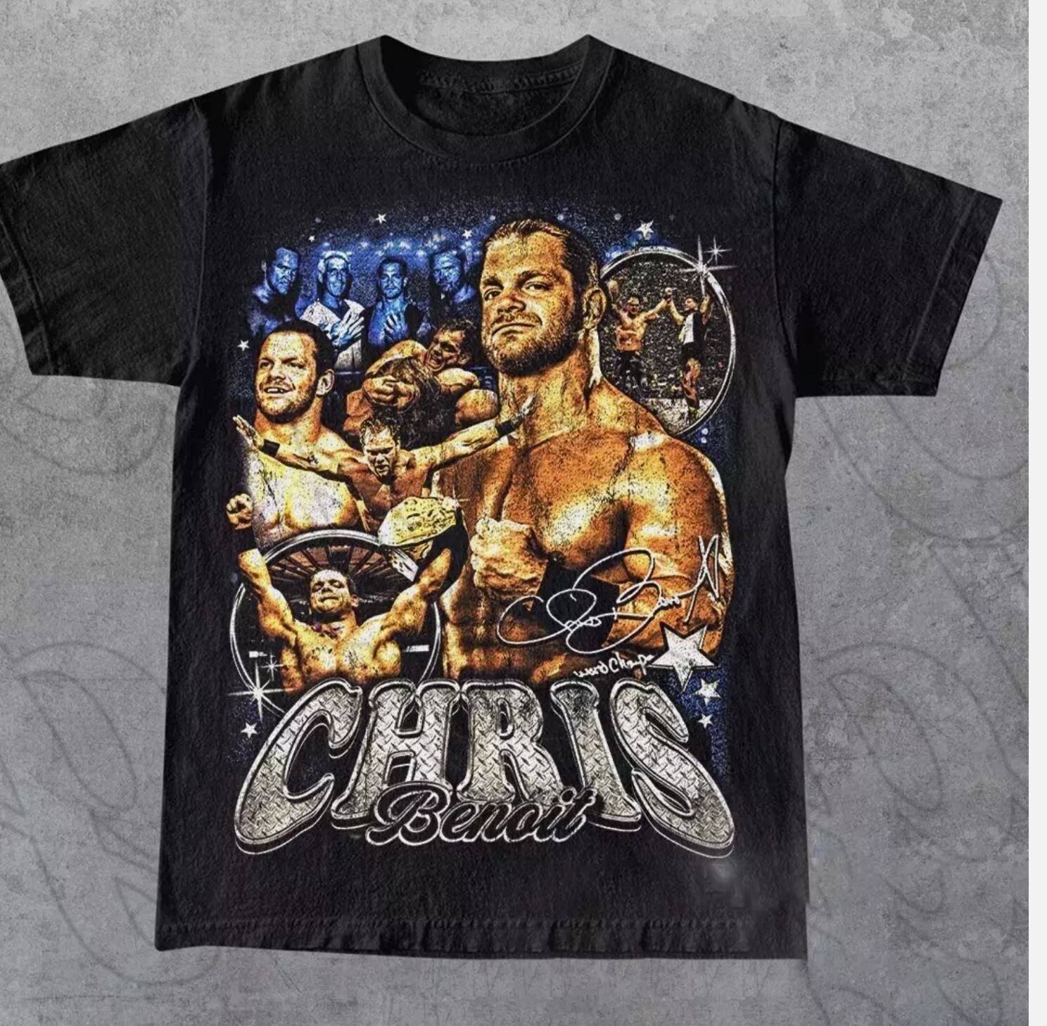 Chris Benoit Wrestling Fan Gift T-Shirt S to 5XL Unisex Sizes