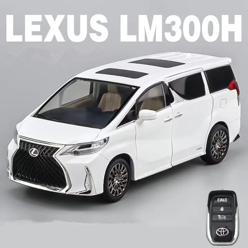 1:24 Lexus LM300 MPV Alloy Car Model Diecast Toy Vehicle Car Model