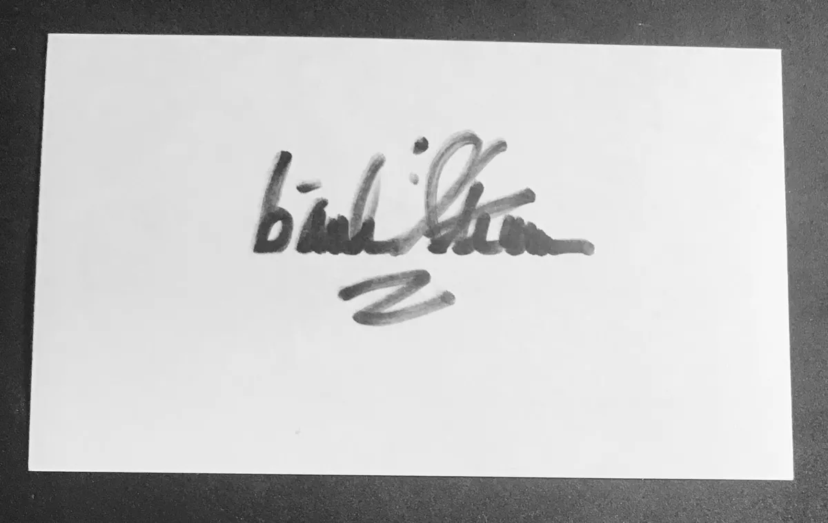 Hank hotsell stram autograph