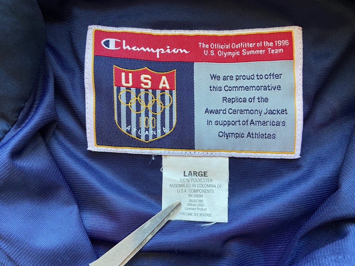 USA 1996 OLYMPIC GAMES ATLANTA ALL OVER PRINT JACKET USA 1996 OLYMPIC GAMES ATLANTA ALL OVER PRINT JACKET
