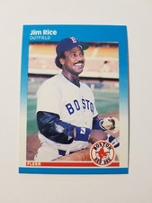 JIM RICE 1987 FLEER BASEBALL CARD #41 BOSTON RED SOX