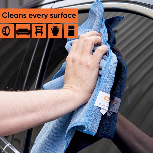 Superio Microfiber Cleaning Cloth Multi-Purpose Highly Absorbent Rags16" (12) - 第 3/7 張圖片