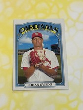 2021 Topps Heritage High Number Johan Oviedo Rookie #661 St. Louis RC (X)