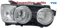 TYC 20-12773-05-9 Hauptscheinwerfer Rechts Scheinwerfer Frontscheinwerfer