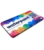 36 Farben Wasserfarben Malkasten Farbkasten Wasser Farbe Deckfarbkasten + Pinsel